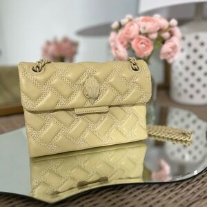 Kurt Geiger Cream Quilted Women's Bag
